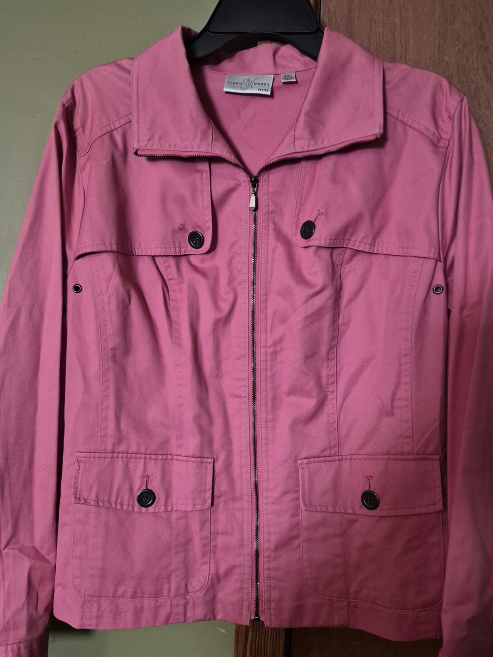 Studio Works Utility Jacket in Pink Size PXL Like New